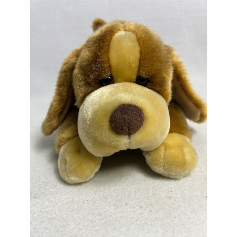 Vintage Animal Alley Toys R Us Dog 13" Brown Tan Floppy Ear Plush 2000 Puppy - Picture 10 of 11